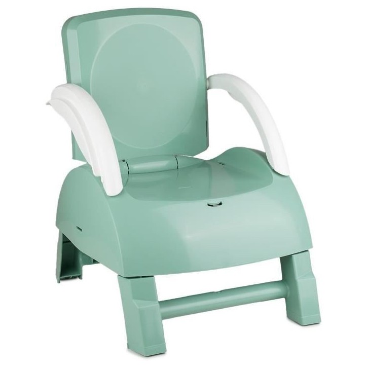 Rehausseur de chaise - THERMOBABY - GUSTO 2-en-1 - Vert Sauge - Evolutif et transportable Rehausseur de chaise - THERMOBABY - GUSTO 2-en-1 - Vert Sauge - Evolutif et transportable