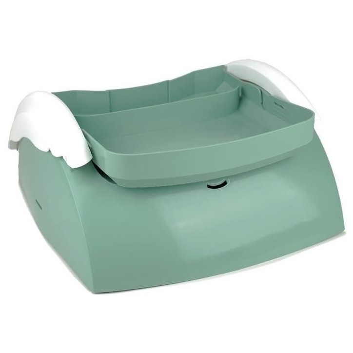 Rehausseur de chaise - THERMOBABY - GUSTO 2-en-1 - Vert Sauge - Evolutif et transportable Rehausseur de chaise - THERMOBABY - GUSTO 2-en-1 - Vert Sauge - Evolutif et transportable