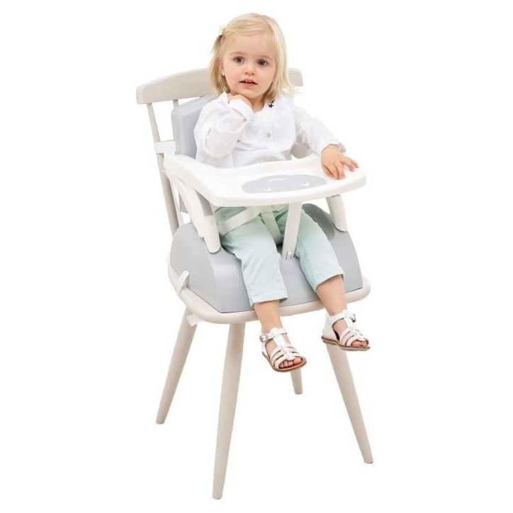THERMOBABY REHAUSSEUR de Chaise 2 en 1 Gris Charme THERMOBABY REHAUSSEUR de Chaise 2 en 1 Gris Charme