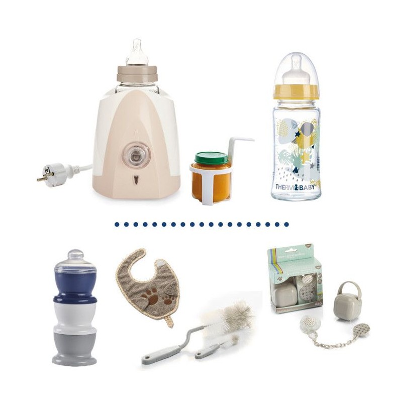 THERMOBABY Pack Chauffe Biberon Biberon et Accessoires repas THERMOBABY Pack Chauffe Biberon Biberon et Accessoires repas