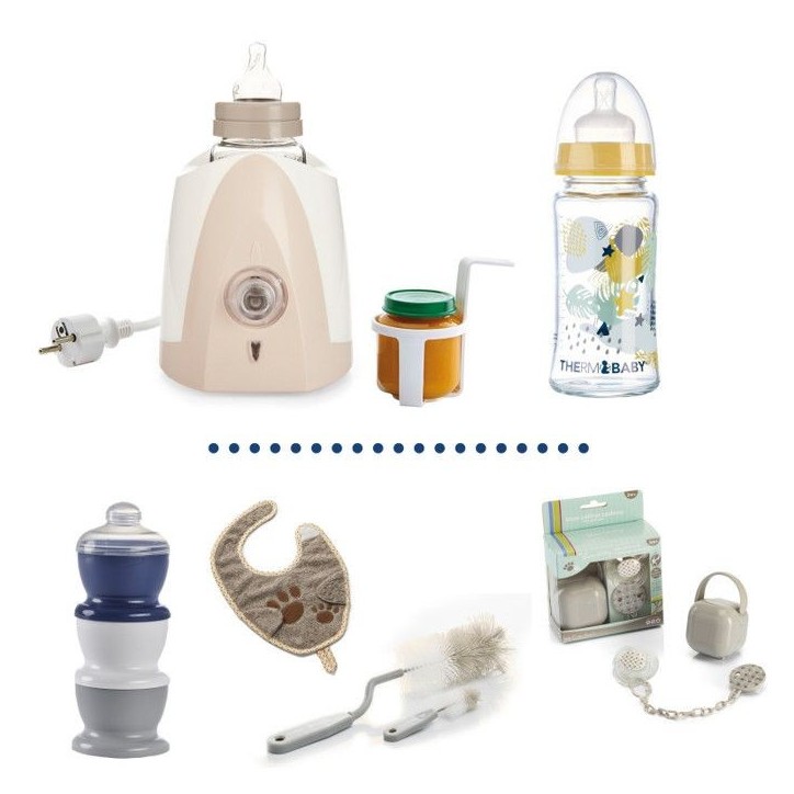 THERMOBABY Pack Chauffe Biberon Biberon et Accessoires repas THERMOBABY Pack Chauffe Biberon Biberon et Accessoires repas