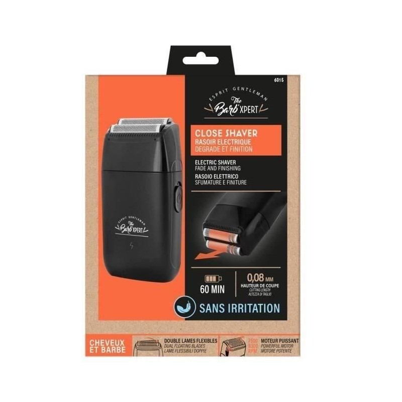 Rasoir électrique THE BARB' XPERT 6015 - Dégradés et finitions doub Rasoir électrique THE BARB' XPERT 6015 - Dégradés et finitions doub
