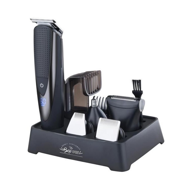 Tondeuse 5 en 1 THE BARB' XPERT 6047 - Multifonction - Avec rasoir a grilles pour barbe Tondeuse 5 en 1 THE BARB' XPERT 6047 - Multifonction - Avec rasoir a grilles pour barbe
