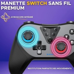 Manette Switch - The G-Lab - K-PAD HELIUM - Sans fil - Nintendo Switch