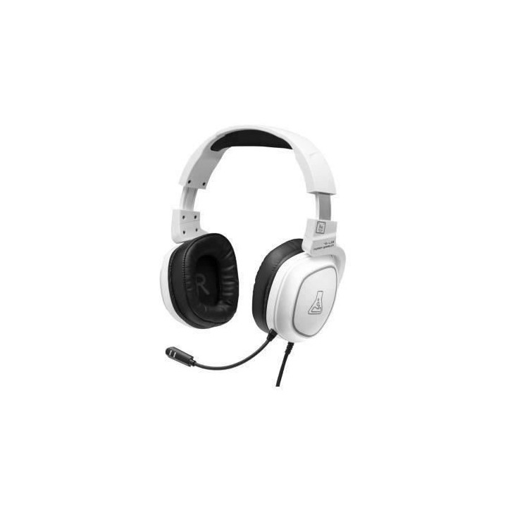 Casque Gamer filaire - THE G-LAB - KORP BARIUM - Blanc Casque Gamer filaire - THE G-LAB - KORP BARIUM - Blanc