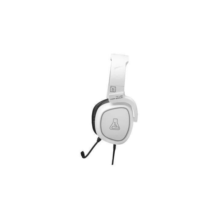 Casque Gamer filaire - THE G-LAB - KORP BARIUM - Blanc Casque Gamer filaire - THE G-LAB - KORP BARIUM - Blanc