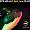 Souris Gamer filaire - The G-Lab - KULT-OXYGEN - RGB - 12800 DPI - Noi