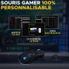 Souris Gamer filaire - The G-Lab - KULT-OXYGEN - RGB - 12800 DPI - Noi