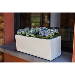 EDA Balconniere GRAPHIT UP - 25 L - 59 x 19,5 x 22,8 cm - Blanc cérus