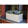 EDA Balconniere GRAPHIT UP - 25 L - 59 x 19,5 x 22,8 cm - Blanc cérus