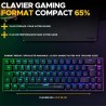Clavier Gamer - The G-Lab - KEYZ TITAN - Mécanique (Switch Rouge) - F