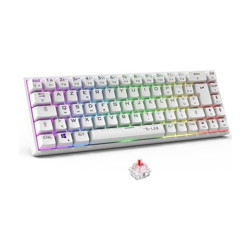 Clavier Gamer sans fil - The G-Lab - KEYZ TITAN - Mécanique (Switch R Clavier Gamer sans fil - The G-Lab - KEYZ TITAN - Mécanique (Switch R