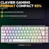 Clavier Gamer sans fil - The G-Lab - KEYZ TITAN - Mécanique (Switch R