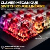 Clavier Gamer sans fil - The G-Lab - KEYZ TITAN - Mécanique (Switch R
