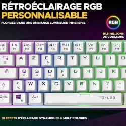 Clavier Gamer sans fil - The G-Lab - KEYZ TITAN - Mécanique (Switch R