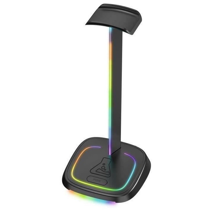 Support casque gamer - The G-Lab - K-STAND-NEON RGB - HUB USB/USB-C - Filaire - Éclairage RGB - Noir Support casque gamer - The G-Lab - K-STAND-NEON RGB - HUB USB/USB-C - Filaire - Éclairage RGB - Noir