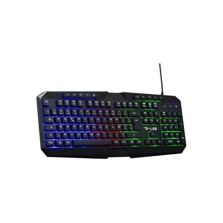 Pack Gamer 4 en 1 - The G-Lab - COMBO NATRIUM - Souris Filaire - Clavier Filaire - Casque Filaire - Tapis de Souris Pack Gamer 4 en 1 - The G-Lab - COMBO NATRIUM - Souris Filaire - Clavier Filaire - Casque Filaire - Tapis de Souris