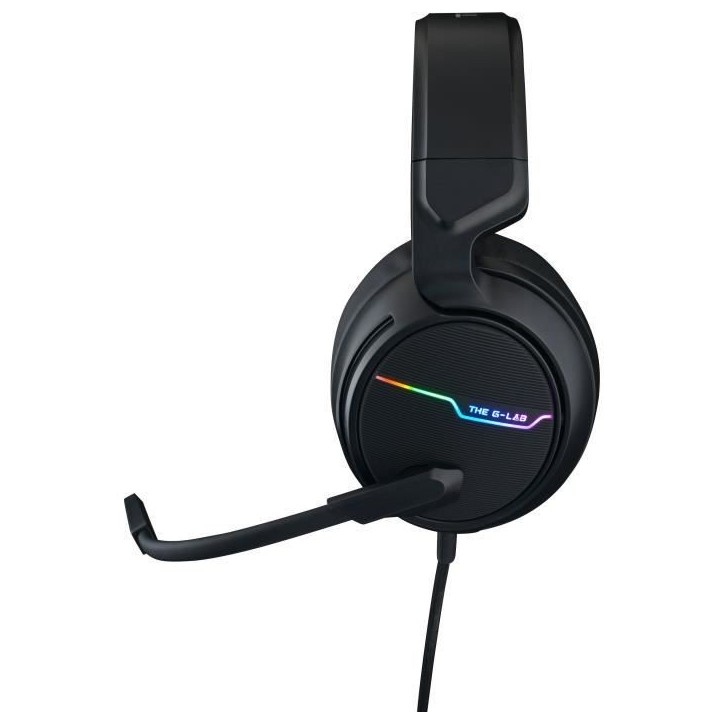 THE G-LAB Korp Thallium Casque avec micro Gaming - 7.1 Digital Sound - Compatible PC, PS4 THE G-LAB Korp Thallium Casque avec micro Gaming - 7.1 Digital Sound - Compatible PC, PS4
