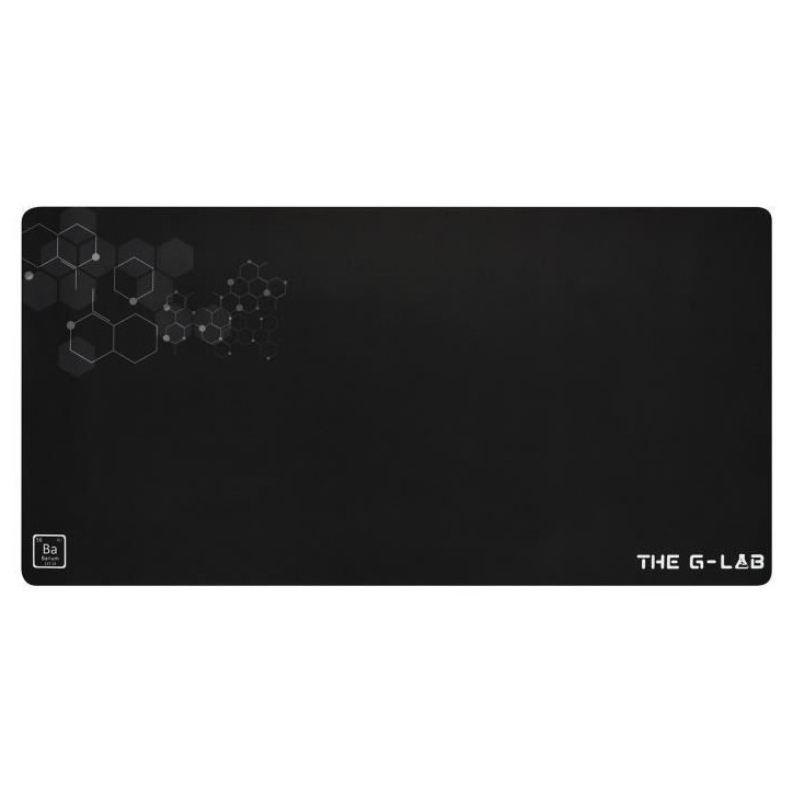 Tapis de Souris - XXL - The G-Lab - PAD BARIUM - 900x450x2mm - Noir