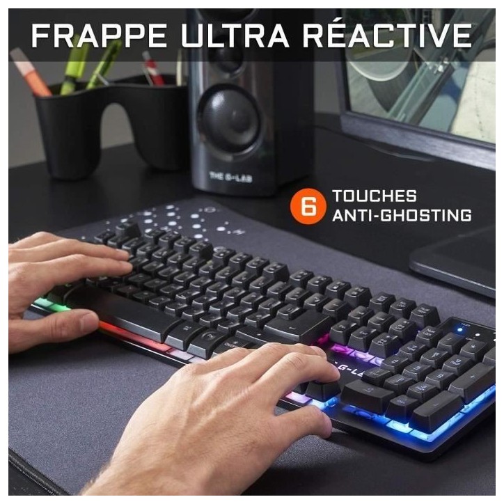 Pack Gamer 2 en 1 - The G-Lab - COMBO KRYPTON - Souris Filaire - Clavier Filaire Pack Gamer 2 en 1 - The G-Lab - COMBO KRYPTON - Souris Filaire - Clavier Filaire