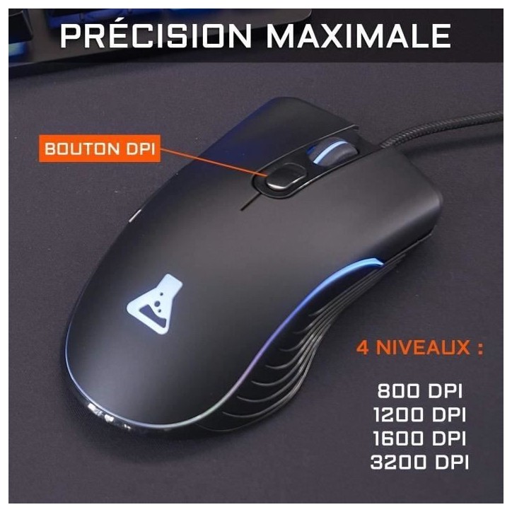 Pack Gamer 2 en 1 - The G-Lab - COMBO KRYPTON - Souris Filaire - Clavier Filaire Pack Gamer 2 en 1 - The G-Lab - COMBO KRYPTON - Souris Filaire - Clavier Filaire