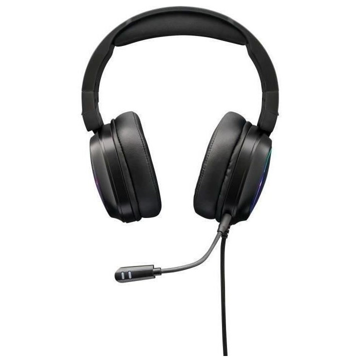 Casque Gamer Filaire - The G-Lab - KORP RADIUM - Microphone - RGB - Noir Casque Gamer Filaire - The G-Lab - KORP RADIUM - Microphone - RGB - Noir