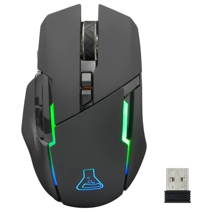 Souris Gamer Sans fil - The G-Lab - KULT CEASIUM - Noir Souris Gamer Sans fil - The G-Lab - KULT CEASIUM - Noir