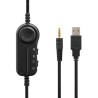 Casque Gamer Filaire - The G-Lab - KORP RADIUM - Microphone - RGB - Bl