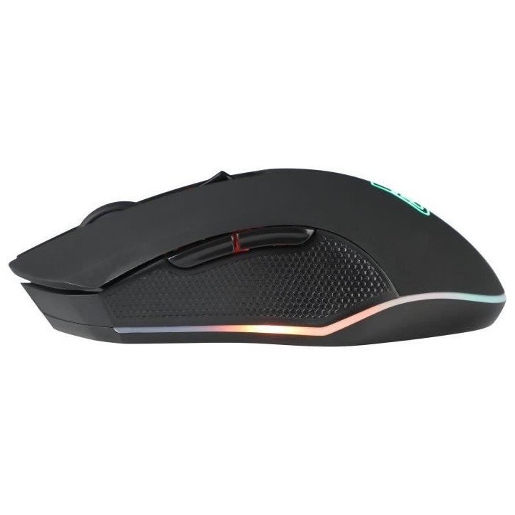 Souris Gamer Sans fil - The G-Lab - KULT HELIUM - RGB - 6400 DPI - 6 Boutons - Noir