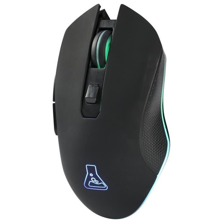 Souris Gamer Sans fil - The G-Lab - KULT HELIUM - RGB - 6400 DPI - 6 Boutons - Noir