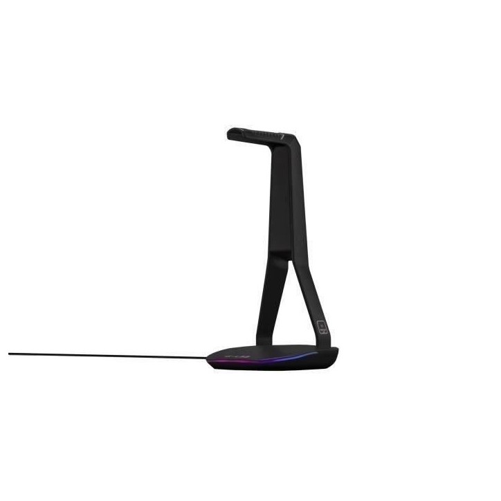 Support pour Casque/Micro-Casque - THE G-LAB - K-STAND HYDROGEN - 2 ports USB - Noir
