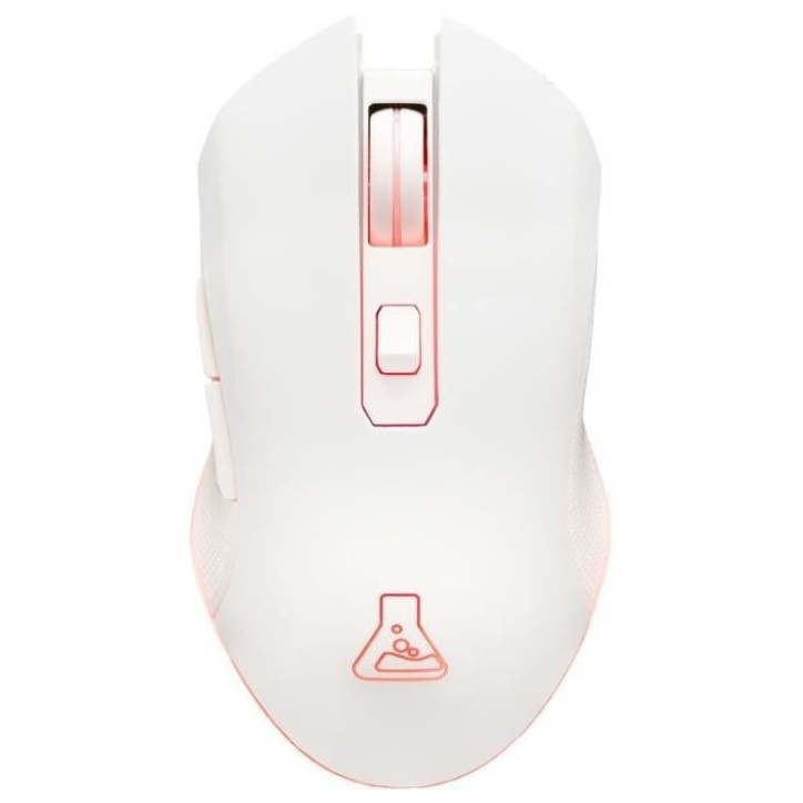 Souris Gamer Sans fil - THE G-LAB - KULT HELIUM - RGB - 6400 DPI - 6 Boutons - Blanc Souris Gamer Sans fil - THE G-LAB - KULT HELIUM - RGB - 6400 DPI - 6 Boutons - Blanc