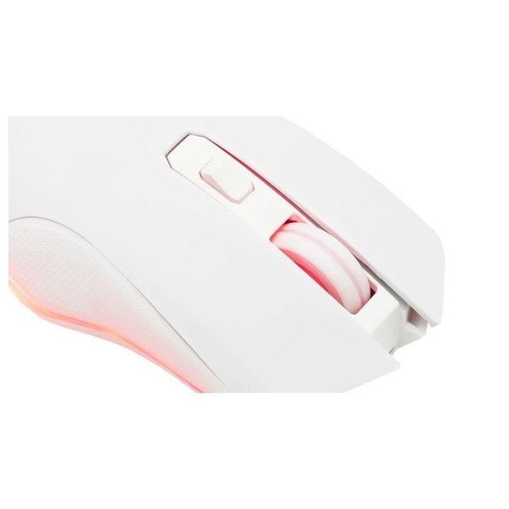 Souris Gamer Sans fil - THE G-LAB - KULT HELIUM - RGB - 6400 DPI - 6 Boutons - Blanc Souris Gamer Sans fil - THE G-LAB - KULT HELIUM - RGB - 6400 DPI - 6 Boutons - Blanc