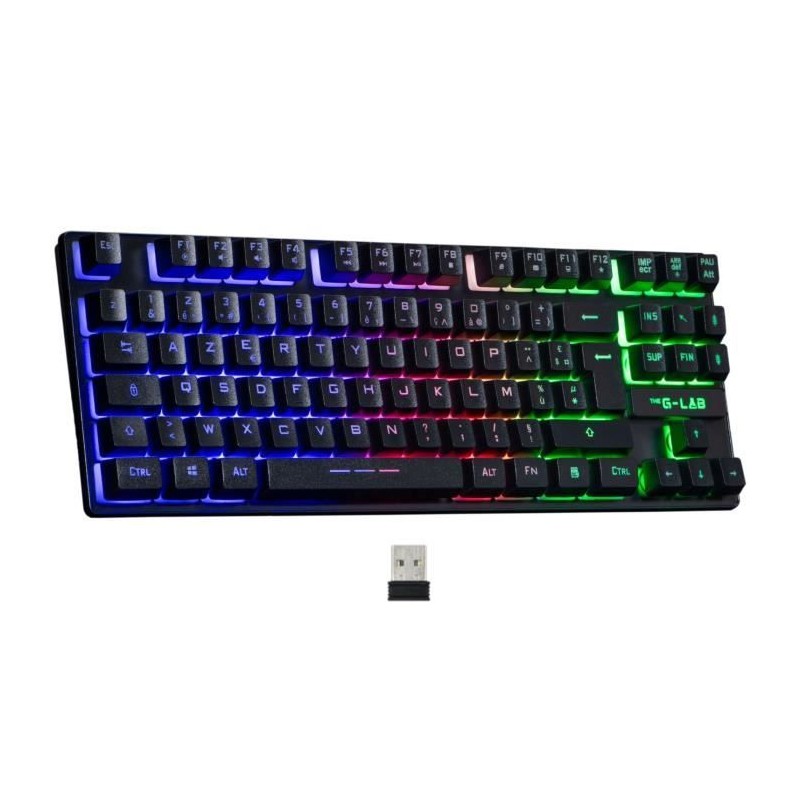 Clavier Gamer - The G-Lab - KEYZ CAESIUM TKL WIRELESS - sans fil - aze Clavier Gamer - The G-Lab - KEYZ CAESIUM TKL WIRELESS - sans fil - aze