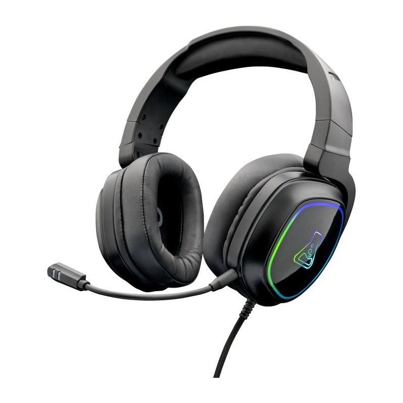 Casque Gamer filaire - THE G-LAB - KORP BARIUM - Noir Casque Gamer filaire - THE G-LAB - KORP BARIUM - Noir