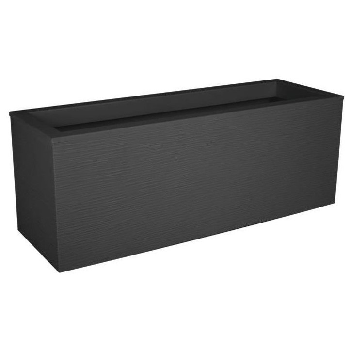 EDA Balconniere GRAPHIT UP - 25 L - 59 x 19,5 x 22,8 cm - Gris anthracite EDA Balconniere GRAPHIT UP - 25 L - 59 x 19,5 x 22,8 cm - Gris anthracite