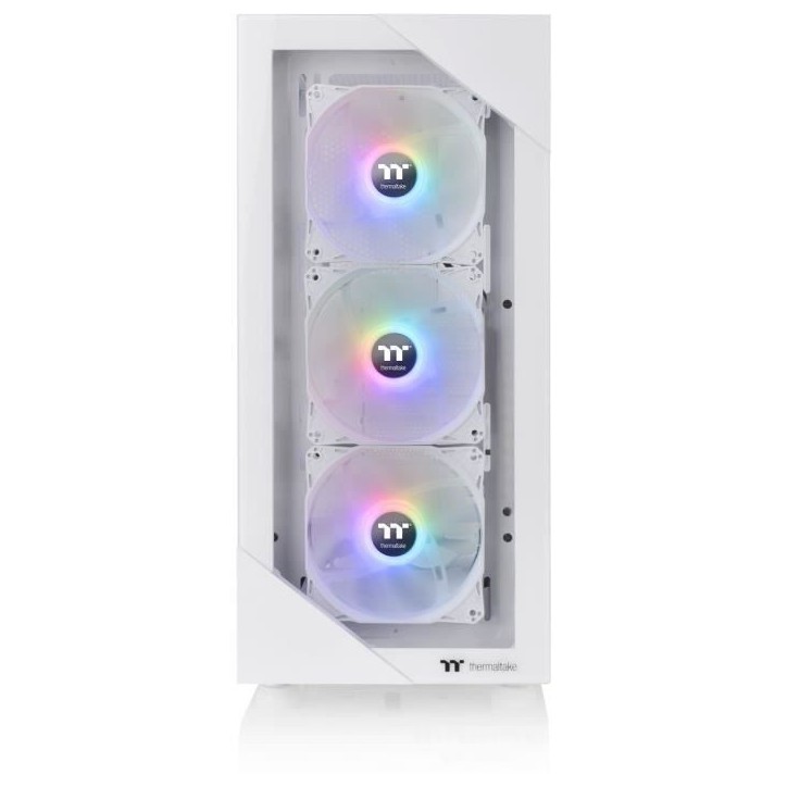 Boîtier PC - THERMALTAKE - View 200 TG ARGB Snow (Blanc) - Moyen tour - Format ATX Boîtier PC - THERMALTAKE - View 200 TG ARGB Snow (Blanc) - Moyen tour - Format ATX