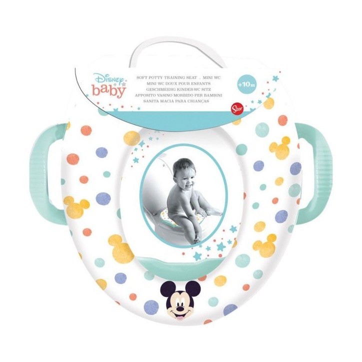 Réducteur WC THERMOBABY CONFORT MICKEY COOL - Avec poignée Réducteur WC THERMOBABY CONFORT MICKEY COOL - Avec poignée