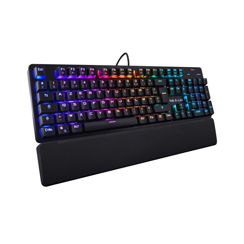 Clavier Gamer - The G-Lab - KEYZ RUBIDIUM - Mécanique (Switch Rouge) Clavier Gamer - The G-Lab - KEYZ RUBIDIUM - Mécanique (Switch Rouge)