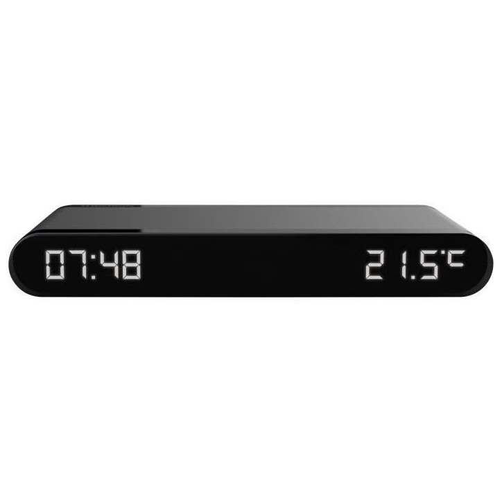 Réveil station de charge - THOMSON - Noir - Induction 15W, Température, Port USB-C, Alim. 230V Réveil station de charge - THOMSON - Noir - Induction 15W, Température, Port USB-C, Alim. 230V