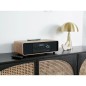 Micro-chaîne Bluetooth - THOMSON - Bois/Noir - Radio FM/DAB+/CD/MP3/USB/Induction, 60W, Affichage LCD, Télécommande, Alim. 23
