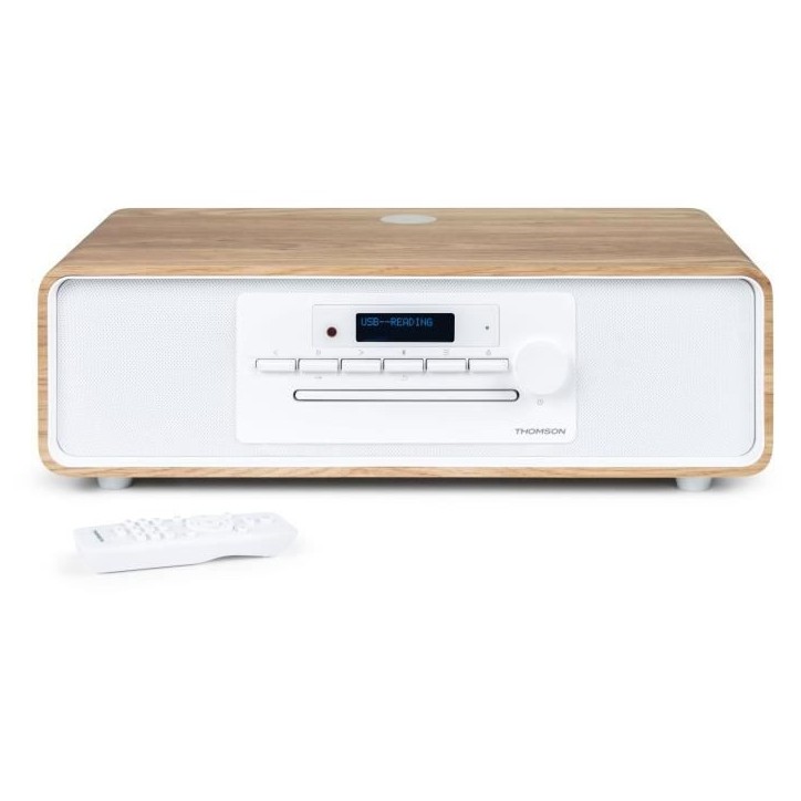 Micro-chaîne Bluetooth - THOMSON - CD/MP3/USB/Radio FM/DAB+ - 75W - Affichage LCD - Télécommande