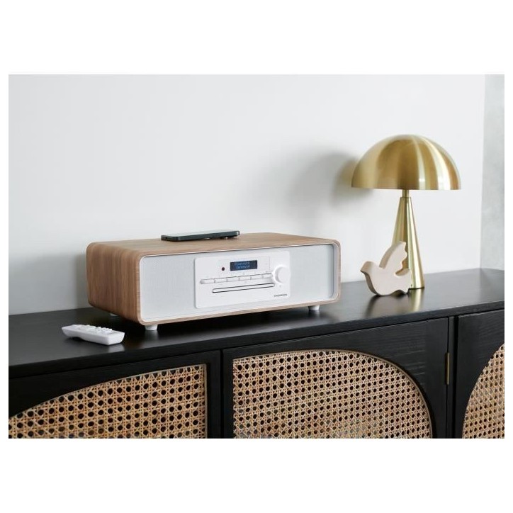 Micro-chaîne Bluetooth - THOMSON - CD/MP3/USB/Radio FM/DAB+ - 75W - Affichage LCD - Télécommande