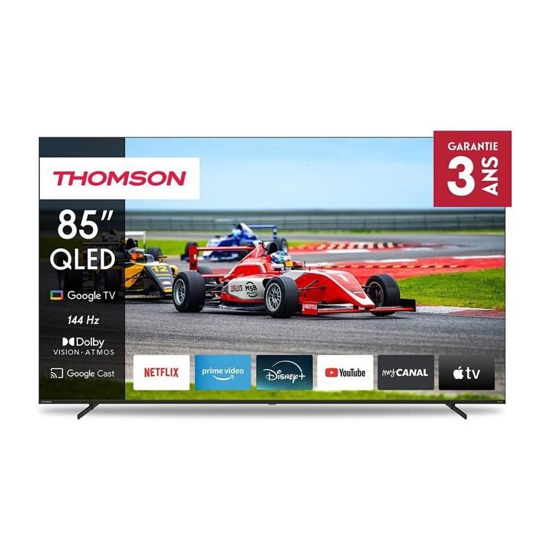 Thomson 85QG7S14 - TV QLED 85 (215 cm) - 4K 3840x2160 - 144Hz - HDR 10 Thomson 85QG7S14 - TV QLED 85 (215 cm) - 4K 3840x2160 - 144Hz - HDR 10