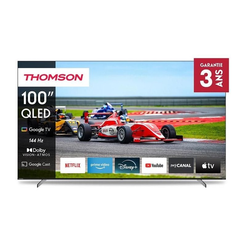 Thomson 100QG7S14 - TV QLED 100 (253 cm) - 4K 3840x2160 - 144Hz - HDR Thomson 100QG7S14 - TV QLED 100 (253 cm) - 4K 3840x2160 - 144Hz - HDR