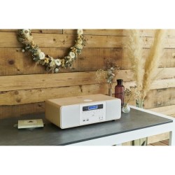 Chaîne compacte Bluetooth - THOMSON - Blanche/Induction - Radio FM/CD