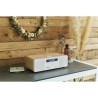 Chaîne compacte Bluetooth - THOMSON - Blanche/Induction - Radio FM/CD