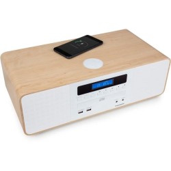 Chaîne compacte Bluetooth - THOMSON - Blanche/Induction - Radio FM/CD