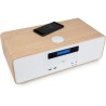 Chaîne compacte Bluetooth - THOMSON - Blanche/Induction - Radio FM/CD