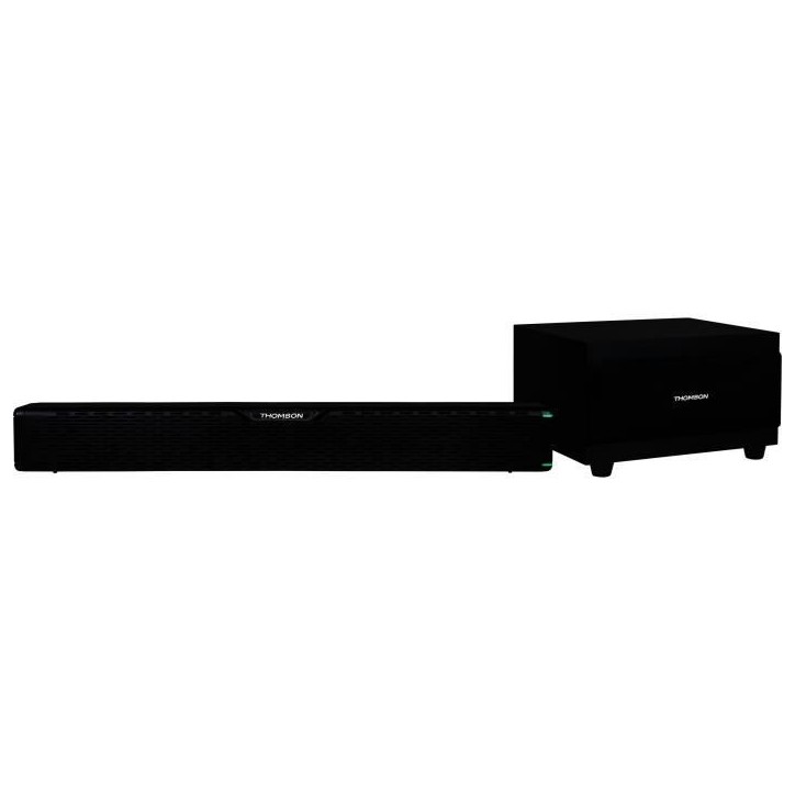 Barre de son THOMSON SB60BTS - Caisson de basses sans fil - Bluetooth - 120W - Systeme stéréo - Fixation murale Barre de son THOMSON SB60BTS - Caisson de basses sans fil - Bluetooth - 120W - Systeme stéréo - Fixation murale